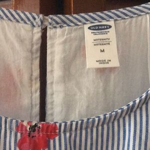 🌸🤱🏻Old Navy floral stripe maternity dress